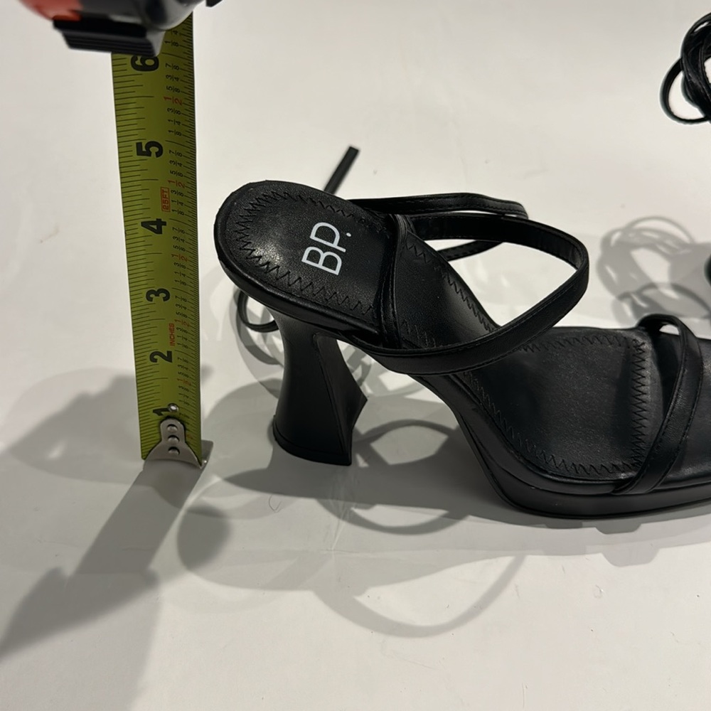 BP NWT Neta Strappy Platform Sandals in Black - Picture 6 of 7